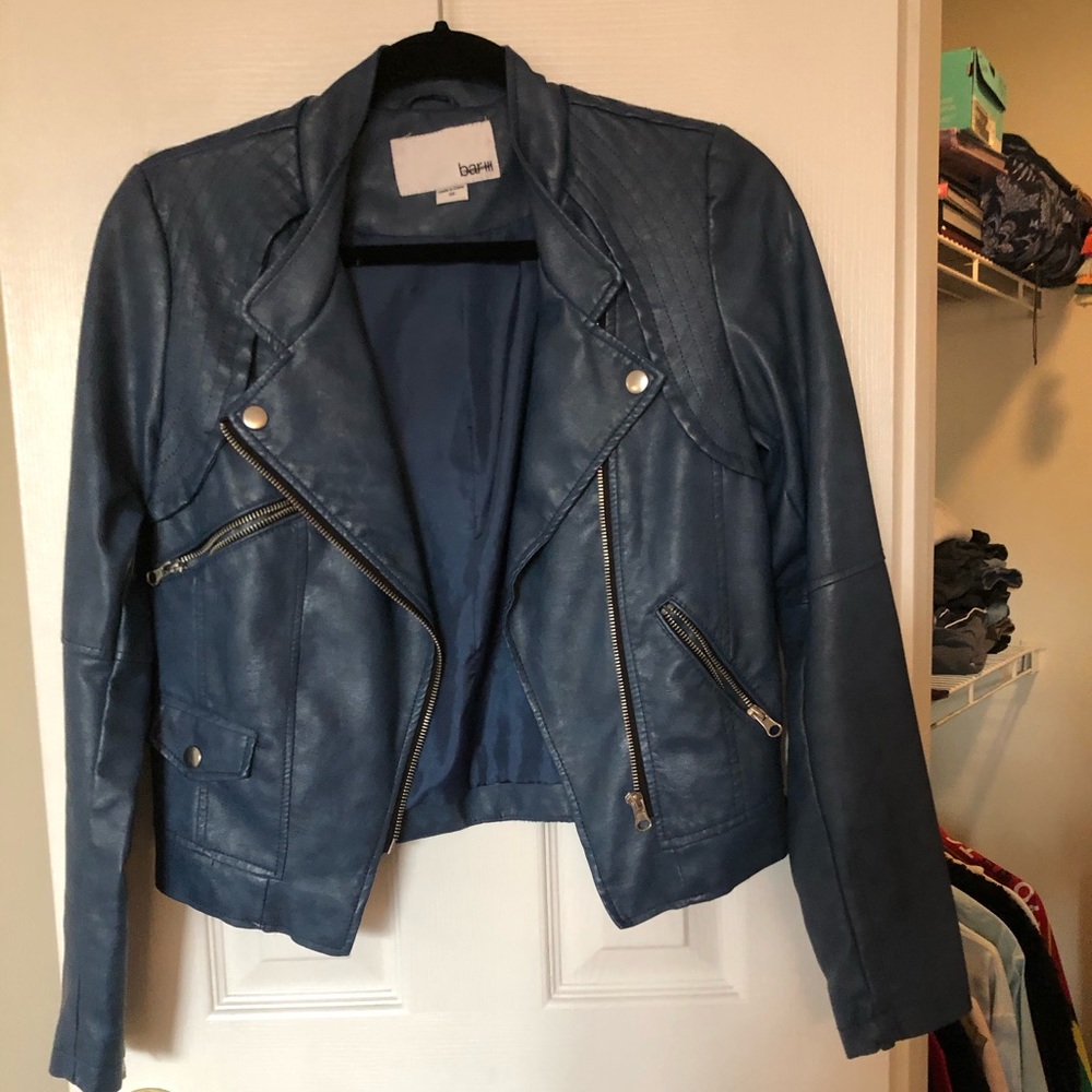 Bar III Leather Jacket